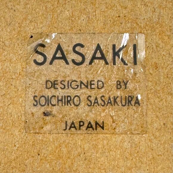 Pair of Sasaki Crystal Glass Candlestick Holders in Anasazi Plum‎ - Arched - Picture 12 of 13